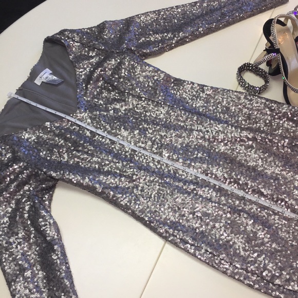 JAY X JAYGODFREY mini dress with allover sequins. - Picture 7 of 7